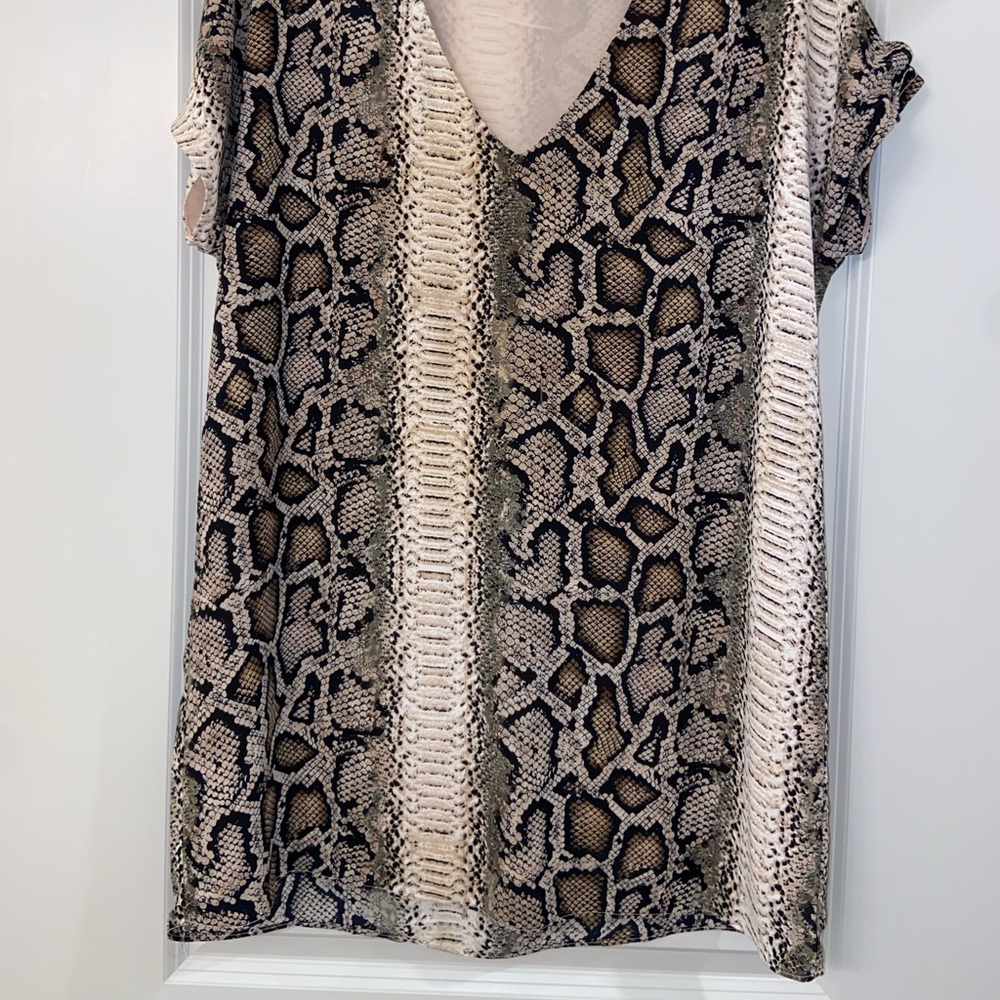 Buddy Love Snake Skin Dress. Size Medium.